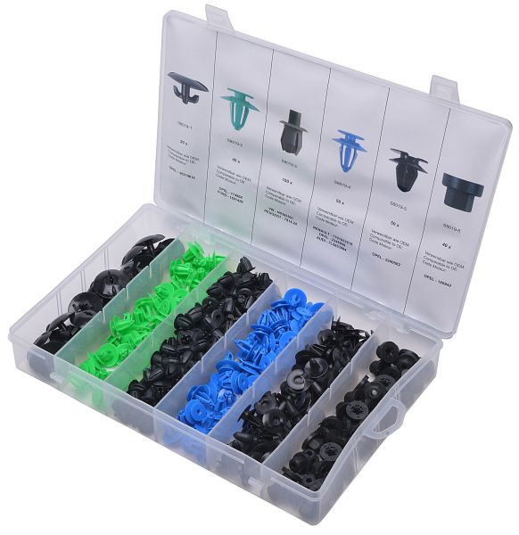 Assortiment de clips de fixation SW-Stahl, Vauxhall/Opel, S8019