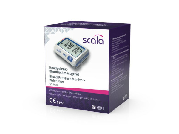 Tensiomètre poignet Scala SC 6027 NFC, bleu, 60270