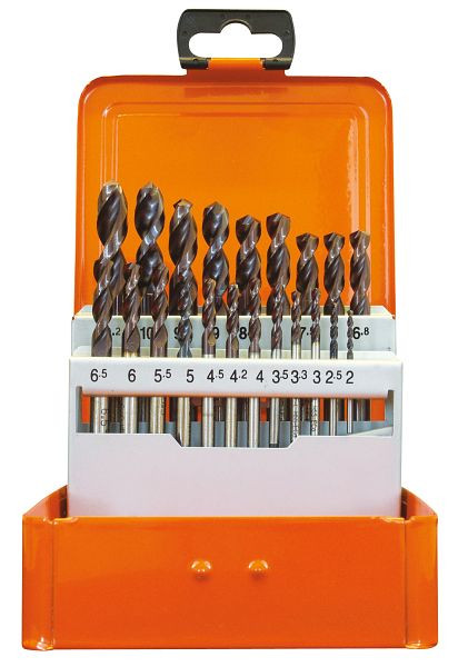 Cassette de perçage Projahn HSS-Co ATN UF-L DIN1897 21 pièces 2-10,2 / 0,5 mm, 60846