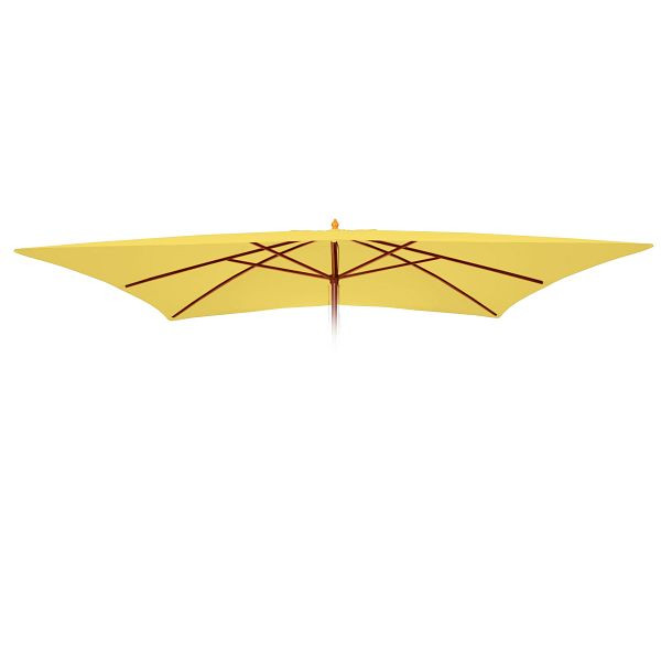 Housse de rechange Mendler pour parasol Florida, housse de rechange pour parasol, polyester 3x4m, jaune, 97752