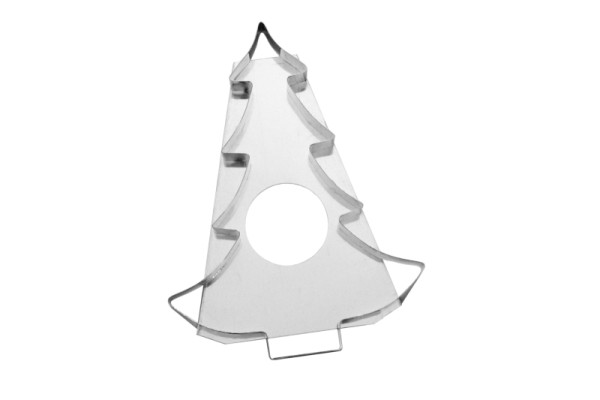 Coupe-arbre de Noël en acier inoxydable, 200 x 153 x 30 mm, 199172