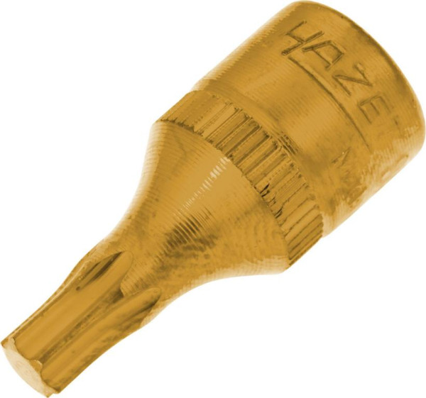 Douille tournevis Hazet TORX®, carré creux 6,3 mm (1/4 pouce), profil intérieur TORX®, T27, 8502-T27