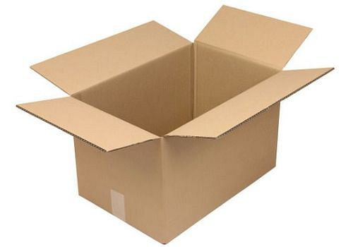Boîte pliante en carton ondulé TransPak à 2 parois, dimensions intérieures 480 x 320 x 300 mm, qualité 2.30BC, paquet : 10 pièces, 299361