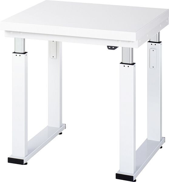 Etabli RAU série adlatus 600 (réglable électriquement en hauteur), plan de travail avec revêtement en stratifié dur, 750x740-1140x700 mm, 08-WB-075-070-H