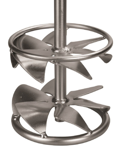 Agitateur à mortier à lit mince BOXTEC, panier de mélange M14, agitateur galvanisé DLX 120 mm, 32720