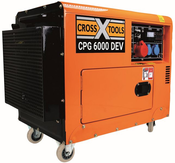 Groupe électrogène diesel CROSS TOOLS CPG 6000 DEV, 68034