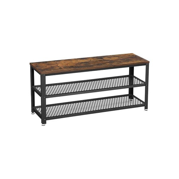 VASAGLE étagère à chaussures avec 2 étagères, LBS078B01