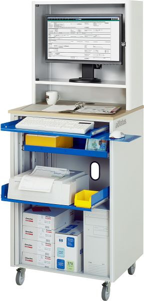 Station informatique RAU adlatus, mobile, 720x1810x660 mm, 07-2065.11