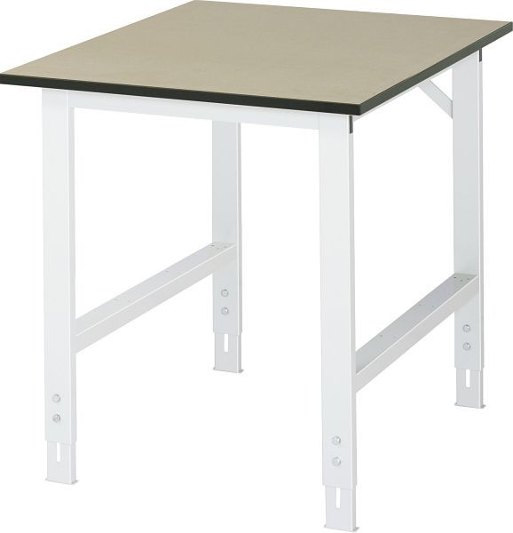Table de travail série RAU Tom (6030) - réglable en hauteur, panneau MDF, 750x760-1080x1000 mm, 06-625F10-07.12