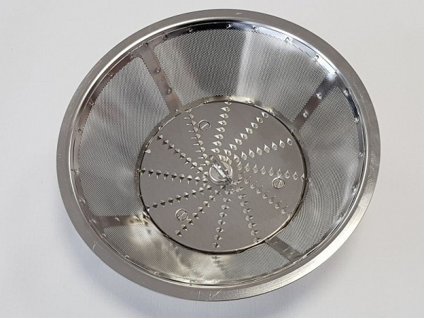 Rotor Pièce détachée Centrifugeuse pour jus de fruits et légumes Rotor PANIER Centrifuge SANAMAT INOX, 1216.210