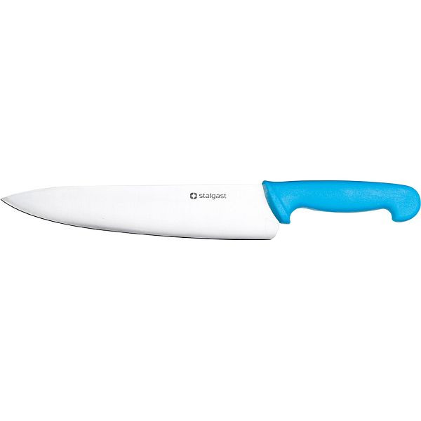 Couteau de chef Stalgast, HACCP, manche bleu, lame inox 25 cm, MS0934250
