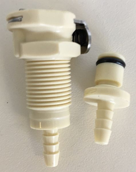 Raccord de tuyau ELMAG + raccord blanc pour iServe, 9505861