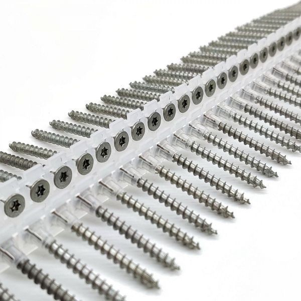 adunox Magazinschrauben Langband - SPAX Universalschrauben mit Vollgewinde, Senkkopf, TX20, 4,0 x 45 mm, VE: 500 Stück, 1260H-40045
