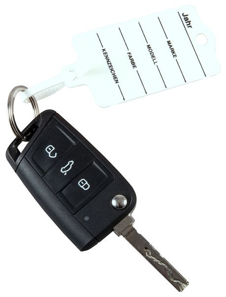 Porte-clés Eichner, blanc, UE : 200 pièces, 9219-00219