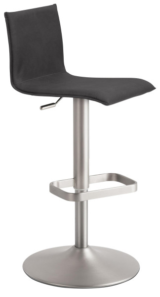 Mayer Sitzmöbel , structure chromée mate, coque d'assise rembourrée, graphite, 1212_04_30480