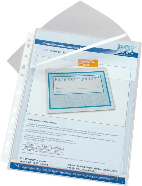Sachet d'expansion Eichner en PVC, transparent, UE : 10 pièces, 9218-01055