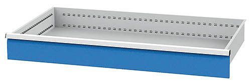 Tiroir Bedrunka+Hirth, rails inclus, R 48-24, hauteur de panneau 150 mm, capacité de charge 180 kg, dimensions en mm (LxPxH) : 1200 x 600 x 150, 60.13.150V18