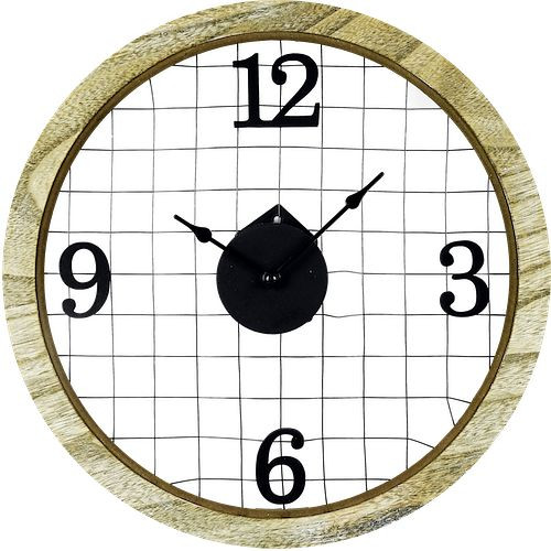 Horloge murale à quartz Technoline, matériau MDF, métal, dimensions : Ø 40 cm, 972049