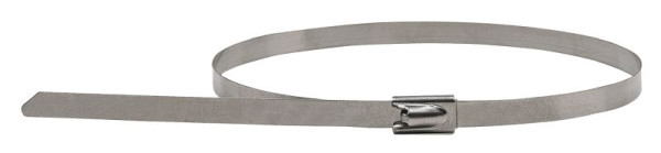 KS Tools serre-câbles en acier inoxydable avec fermeture à bille, LxL: 4, 6x200mm, paquet de 100, 115.1591