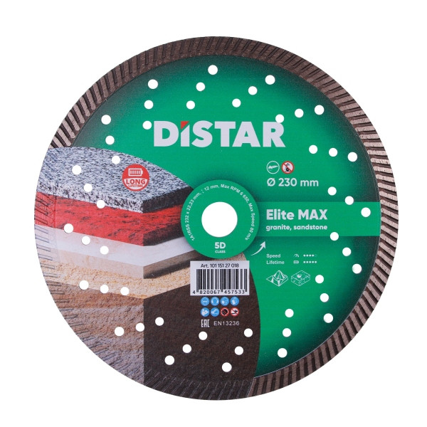 Disque à tronçonner diamant Distar Turbo 232 Elite Max, 10115127018