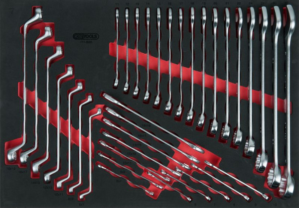 Jeu de clés KS Tools, 35 pièces, insert système 1/1, 711.3035