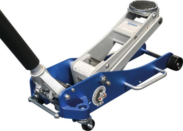 Cric roulant hydraulique en aluminium Kunzer , capacité de charge : 2 000 kg, WK 1019 ALU