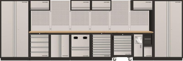 Kraftwerk Mobilio 8 break, 2x armoire haute, chariot d'atelier, armoire basse 3964Q