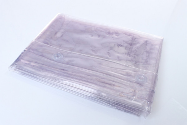 ELMAG rideau de protection S0, transparent, largeur : 1300 x hauteur : 2000x0,4 mm, rideau de protection contre la poussière, les courants d'air, l'humidité et les projections de meulage, 56261