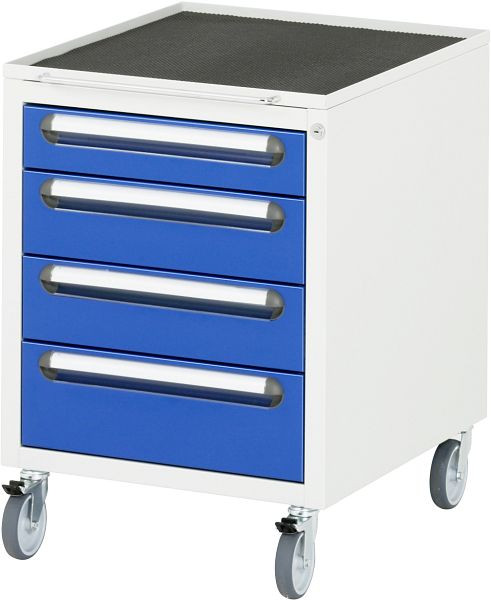 Conteneur roulant RAU, 4 x tiroirs, 480x690x600 mm, E-US-3-4A-M.11