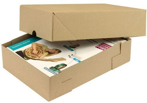 Boîte de montage TransPak, carton micro-ondulé, dimensions intérieures 305 x 215 x 75/75 mm, Q. 1.02E, paquet de 50, 299469