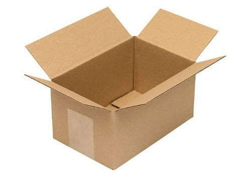 Boîte pliante en carton ondulé TransPak 1 paroi, dimensions intérieures 180 x 120 x 100 mm, qualité 1.10E, paquet de 50, 299212