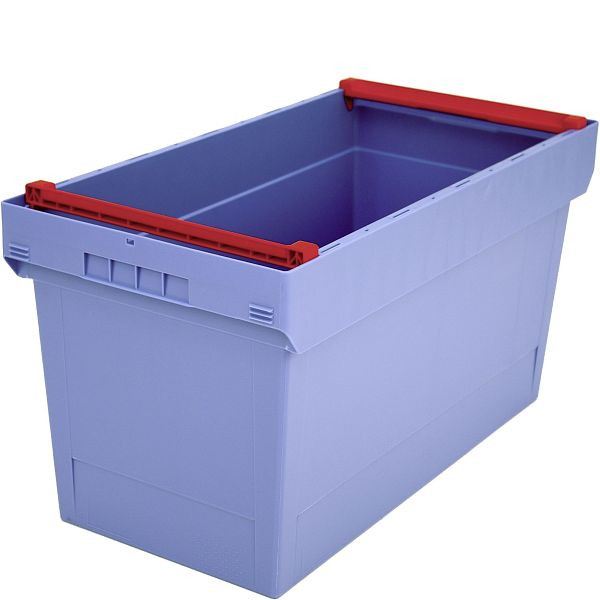 BITO conteneur réutilisable MB couvercle/barre/skid /MBB84421 800x400x423 bleu pigeon, barre, C0402-0024