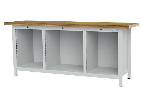 Etabli à caisson Bedrunka+Hirth, profondeur 600 mm, R 18-16, dimensions en mm (LxPxH) : 2000 x 600 x 859, 03T520H6.00