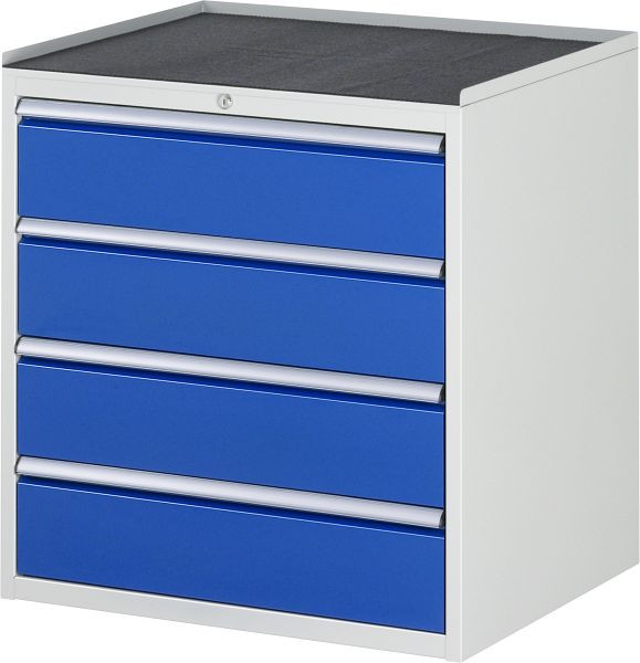 Armoire à tiroirs RAU série 7000, support métallique, 4 x tiroirs taille XL 4xH180 mm, 770x825x650 mm, 03-XL5.1A-MT.11