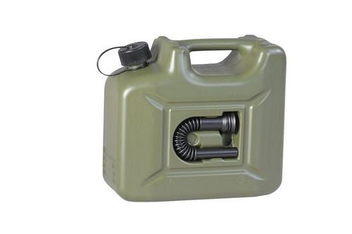 DENIOS bidon de carburant PROFI, 10 litres, olive, paquet de 5, 308359