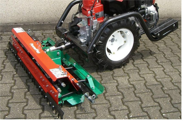 Planificateur de manège PowerPac 120cm avec auto-équilibrage (triple râteau niveleur) pour MF17, MAK150012150