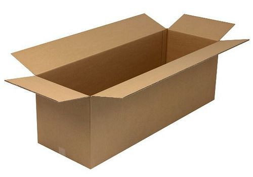 Boîte pliante en carton ondulé TransPak à 2 parois, dimensions intérieures 1200 x 400 x 400 mm, qualité 2.70BC, paquet de 10, 299397