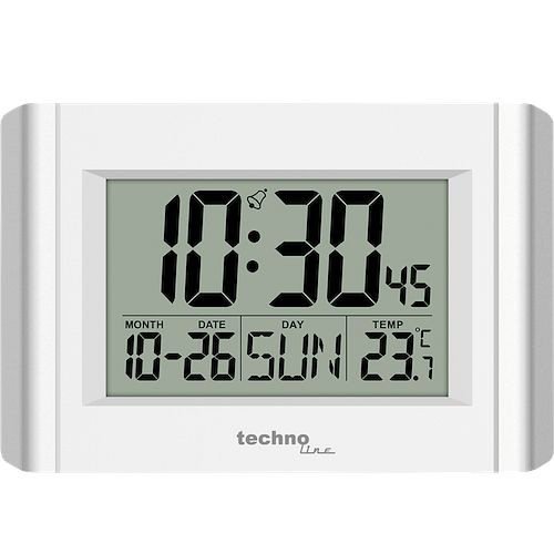Horloge murale à quartz Technoline, dimensions : 215 x 150 x 28 mm, WS 8002