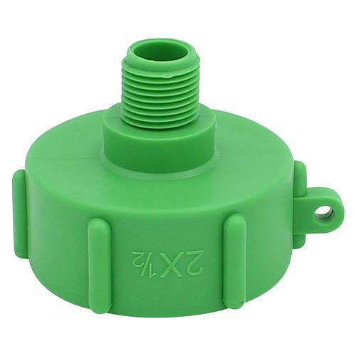 Adaptateur DENIOS IBC, avec filetage fin 1/2 AG, pour raccordement S60x6, lot de 5, 311460