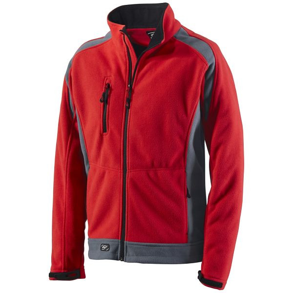 Veste polaire Korsar Spirit poppyrot-gris asphalte, taille: M, 3371127798