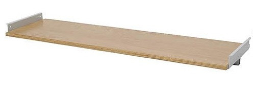 Tablette de pied Bedrunka+Hirth pour table d'extension Workline profondeur 1000, dimensions en mm (LxP) : 1000 x 350, 30.07.21