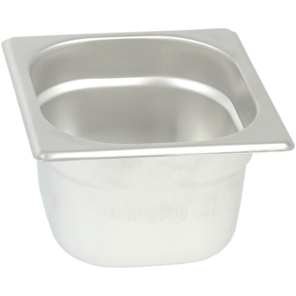 Bac gastronorme inox Stalgast, série OnSet, GN 1/6 (100 mm), GN1916100