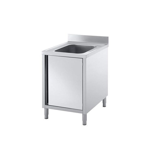 Vaiotec TOPLINE meuble évier 600 / 1 vasque avec porte battante, 60x60x85 cm, 10809