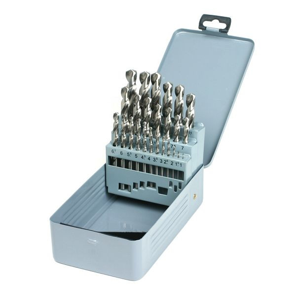 Jeu de forets hélicoïdaux GSR 19 pièces à droite DIN 338 HSSE 1 mm - 10 mm, 08347100