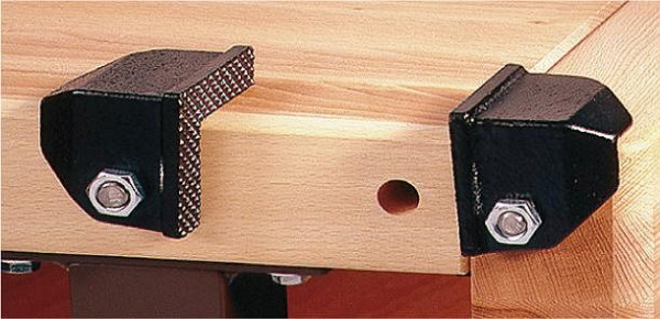Mâchoires enfichables ANKE; 1 paire, adaptée à l'établi universel; Série de modèles 51 + 53; permet un serrage horizontal et vertical, 810.925