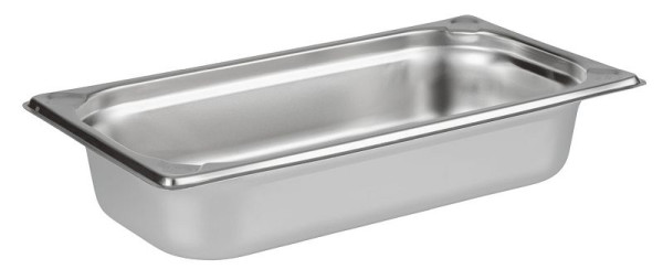 Bac APS GN 1/3, 32,5 x 17,6 cm, profondeur : 65 mm, inox, 2,5 litres, 81302