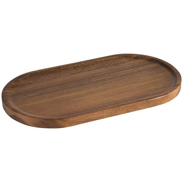 Planche de service APS, 28,5 x 15,5 cm, hauteur : 1,5 cm, bois d'acacia, 30338