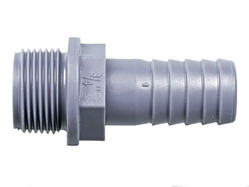 Embout de tuyau DENIOS avec filetage extérieur 3/4", paquet de 10, 309842
