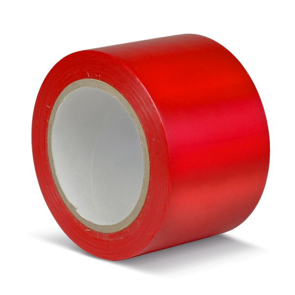 Mehlhose ruban de marquage au sol protecteur laminé rouge 75mmx33m, KMLR07533