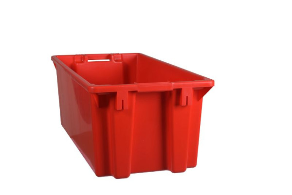 Plastipol-Scheu K 400/80 POLYBOX PP ROUGE, 800 mm x 400 mm x 300 mm, 28480021